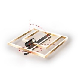 Plafoniera acrilic minimalistă cu montare încasată