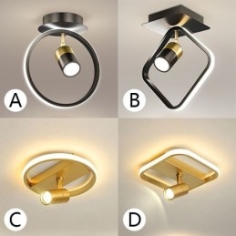 Plafoniera din acril Decor minimalist Lumină reflector