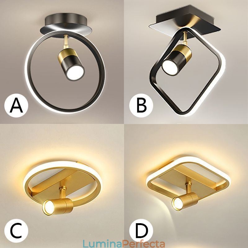 Plafoniera din acril Decor minimalist Lumină reflector