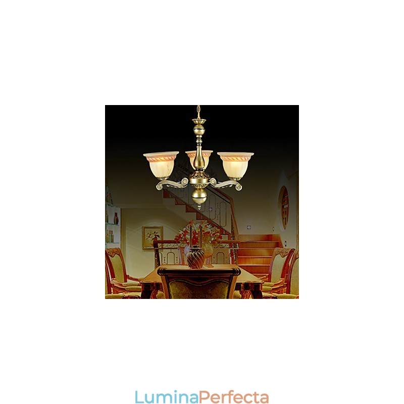 Candelabru Trei Lumini Bronz European Retro Clasic