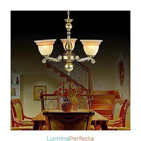 Candelabru Trei Lumini Bronz European Retro Clasic Candelabru Trei Lumini Bronz European Retro Clasic