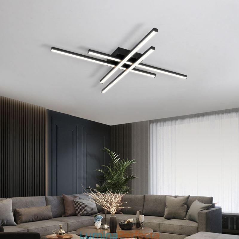 Plafoniera liniară cu montare încasată Iluminare simplă din acril