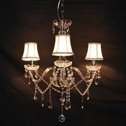 Candelabru Modern Splendid 3 Lumini Cu Brat De Cristal