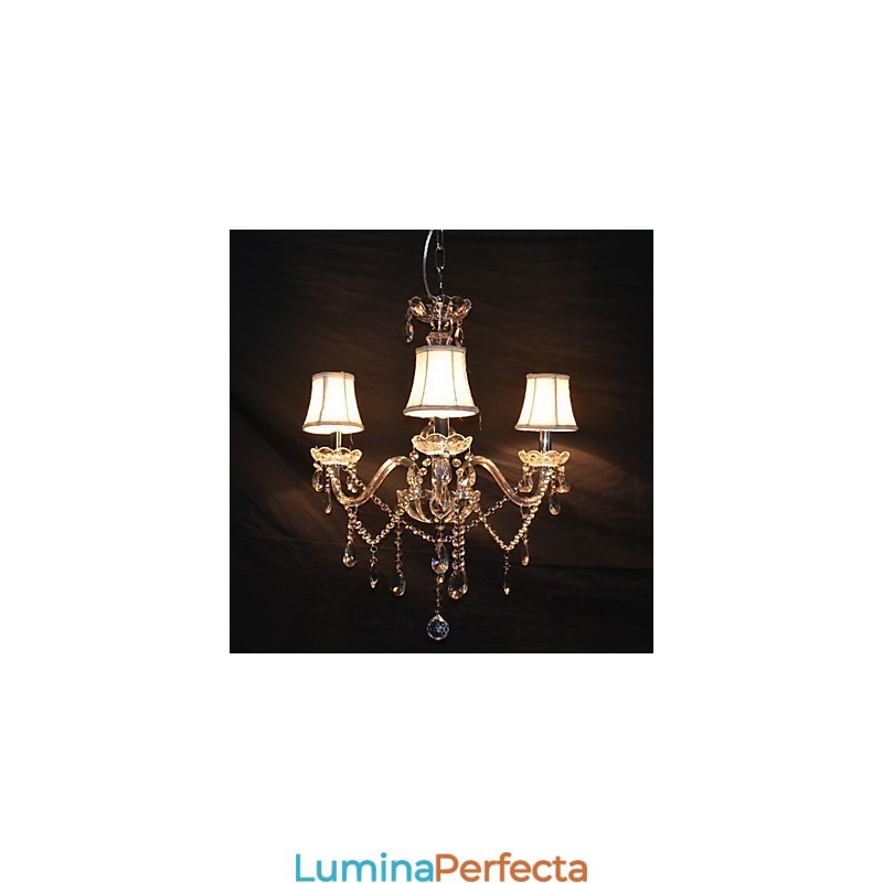 Candelabru Modern Splendid 3 Lumini Cu Brat De Cristal