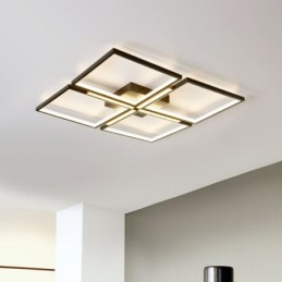 Plafoniera pătrată cu montare încastrabilă Lumină decorativă acrilică