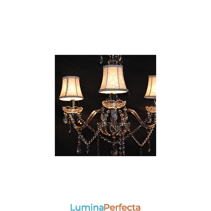 Candelabru Modern Splendid 3 Lumini Cu Brat De Cristal