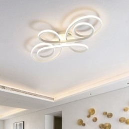 Plafoniera modernă chinezească Knot cu montare încasată