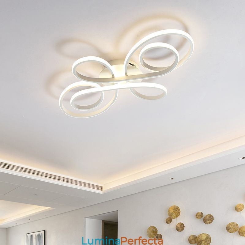 Plafoniera modernă chinezească Knot cu montare încasată