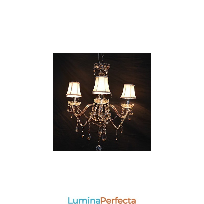 Candelabru Modern Splendid 3 Lumini Cu Brat De Cristal