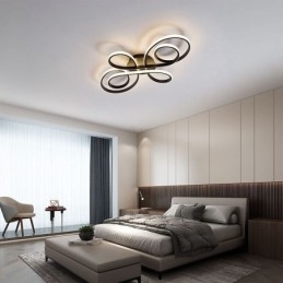 Plafoniera modernă chinezească Knot cu montare încasată