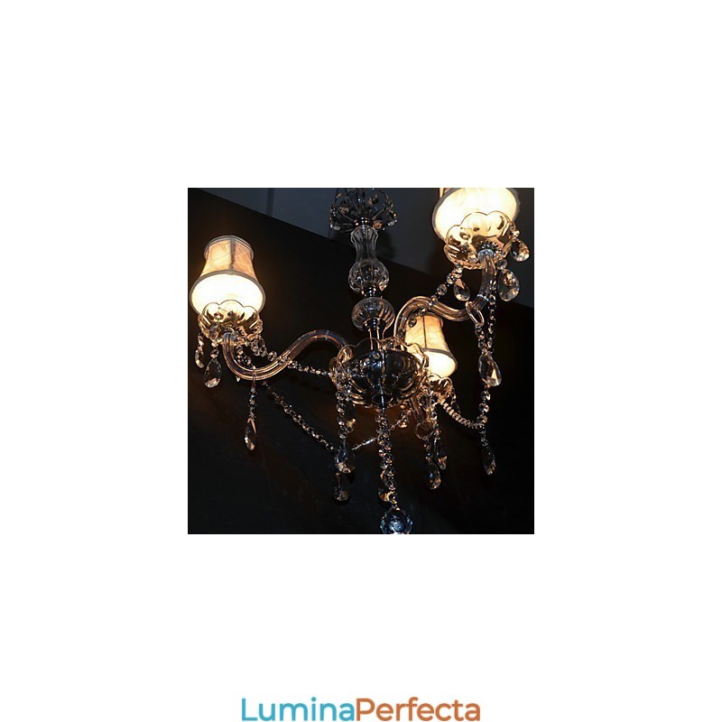 Candelabru Modern Splendid 3 Lumini Cu Brat De Cristal