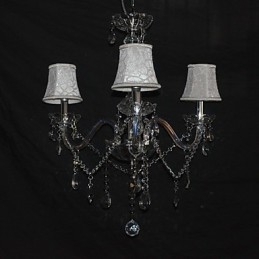 Candelabru Modern Splendid 3 Lumini Cu Brat De Cristal
