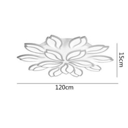 Plafoniera din acrilic Flower Flush Mount