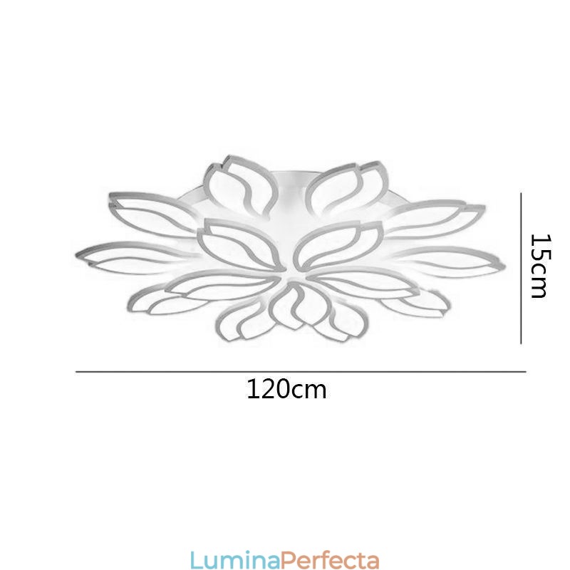 Plafoniera din acrilic Flower Flush Mount