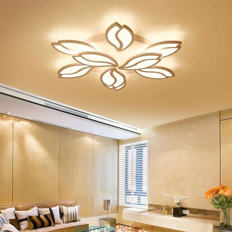 Plafoniera din acrilic Flower Flush Mount
