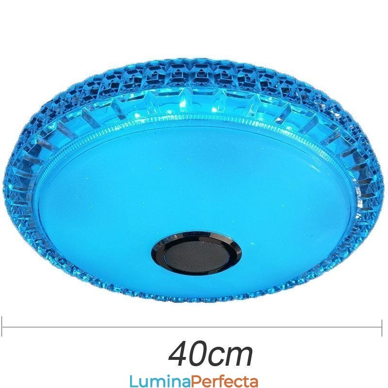 Plafoniera cu montare încasată Telecomandă APP Control Bluetooth Muzică Lumină difuzor
