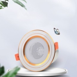 Lumină în jos pentru difuzor cu muzică Bluetooth Lampă pentru telefon mobil Plafoniera inteligentă