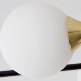 Plafoniera Magic Bean cu bilă de sticlă