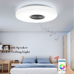 Lampă decorativă cu montare încasată Telecomandă APP Control Bluetooth Muzică Lampă difuzor