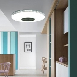 Plafoniera cu montare încasată Lampă decorativă Telecomandă APP Control Bluetooth Muzică Lampă difuzor