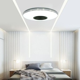 Plafoniera cu montare încasată Lampă decorativă Telecomandă APP Control Bluetooth Muzică Lampă difuzor
