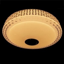 Plafoniera Lampă decorativă Telecomandă APP Control Bluetooth Muzică Difuzor Montare încasată