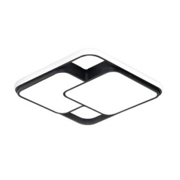 Plafoniera modernă geometrică cu montare încadrată. Lumină decorativă acrilică