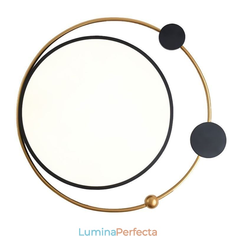 Plafoniera contemporană din acrilic circular