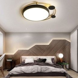 Plafoniera contemporană din acrilic circular