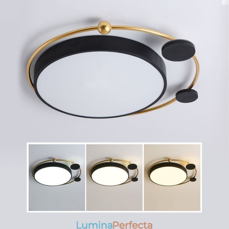 Plafoniera contemporană din acrilic circular