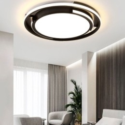 Plafoniera circulară modernă, minimalistă, cu montare încastrabilă