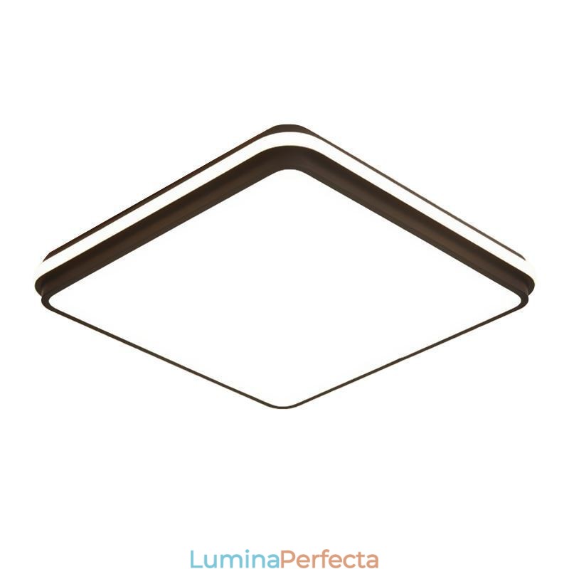 Plafoniera pătrată minimalistă cu montare încastrabilă Iluminat modern din acril
