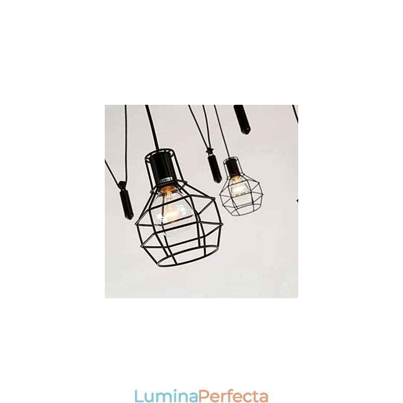 Lustra de luat masa Asezat Candelabru American Country Lămpi și felinare Lift Tiny Cages Droplight