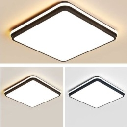 Plafoniera pătrată minimalistă cu montare încastrabilă Iluminat modern din acril