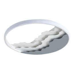 Plafoniera rotundă din acrilic în formă de val