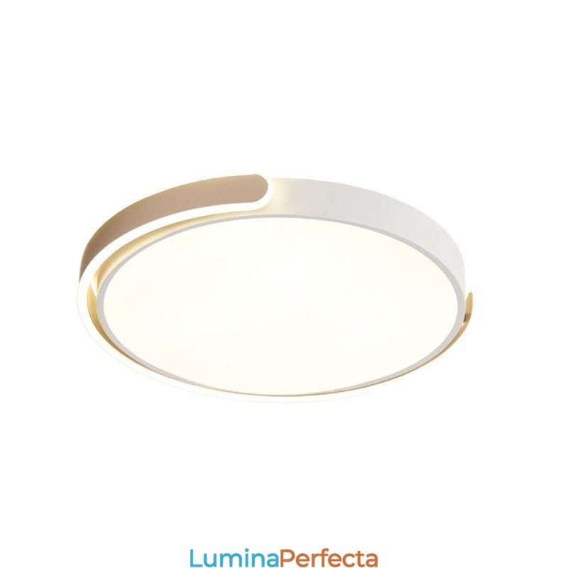 Plafoniera rotundă din acrilic cu montare încasată