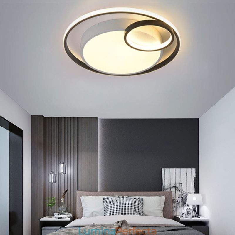 Plafoniera circulară modernă cu montare încasată