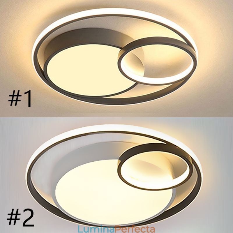 Plafoniera circulară modernă cu montare încasată