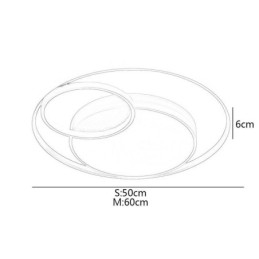 Plafoniera circulară modernă cu montare încasată
