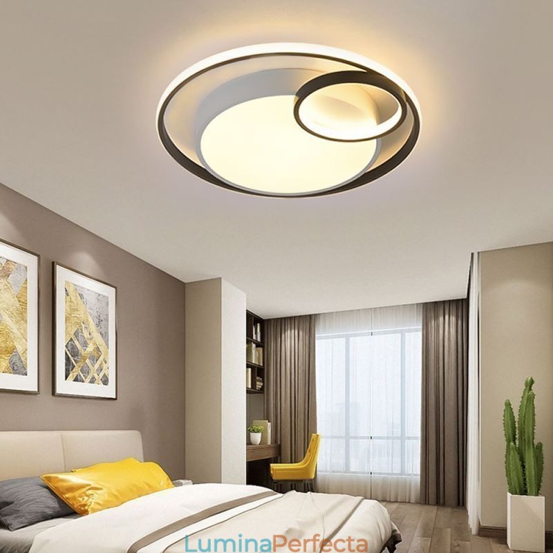 Plafoniera circulară modernă cu montare încasată