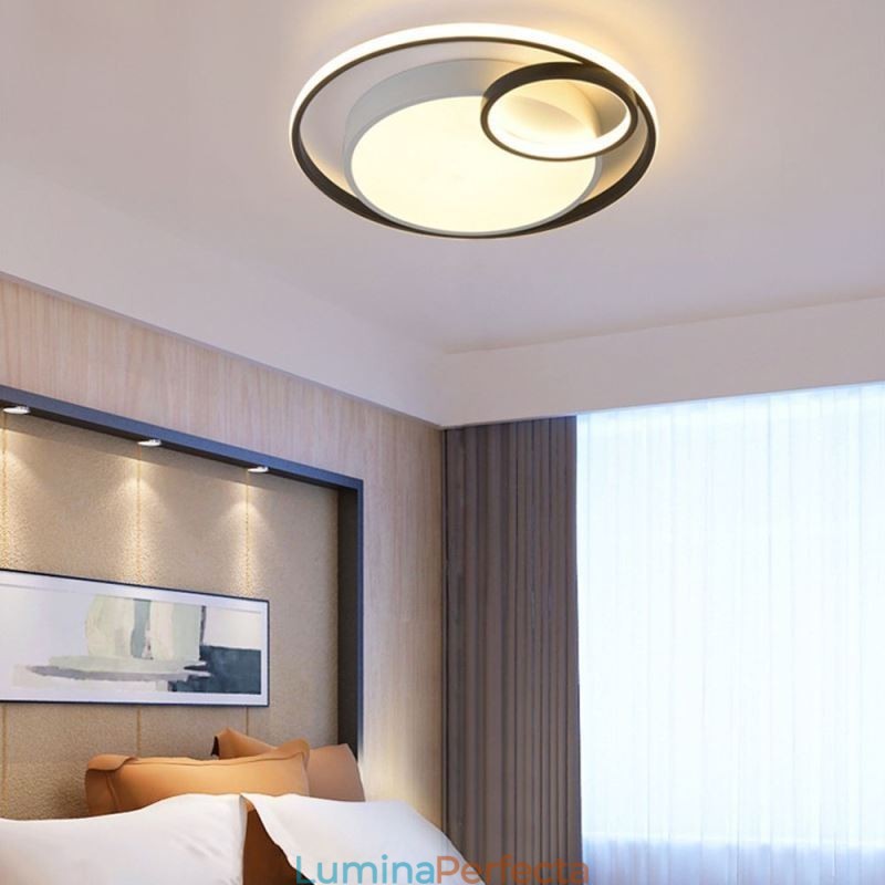 Plafoniera circulară modernă cu montare încasată
