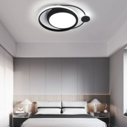 Plafoniera circulară contemporană cu montare încasată