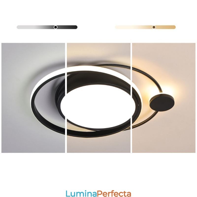 Plafoniera circulară contemporană cu montare încasată