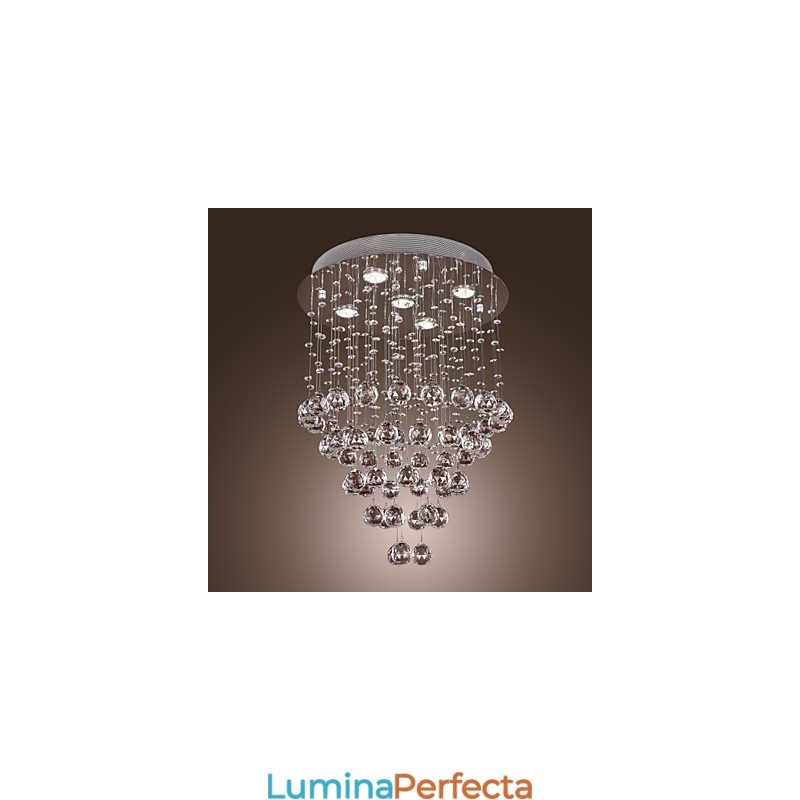 Candelabru de cristal cu design cu 5 lumini (cristal K9)