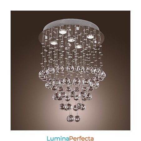 Candelabru de cristal cu design cu 5 lumini (cristal K9) Candelabru de cristal cu design cu 5 lumini (cristal K9)