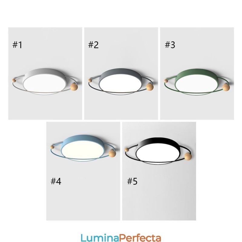 Plafoniera rotundă modernă Planet Flush Mount
