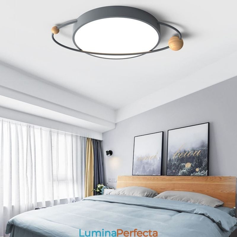 Plafoniera rotundă modernă Planet Flush Mount