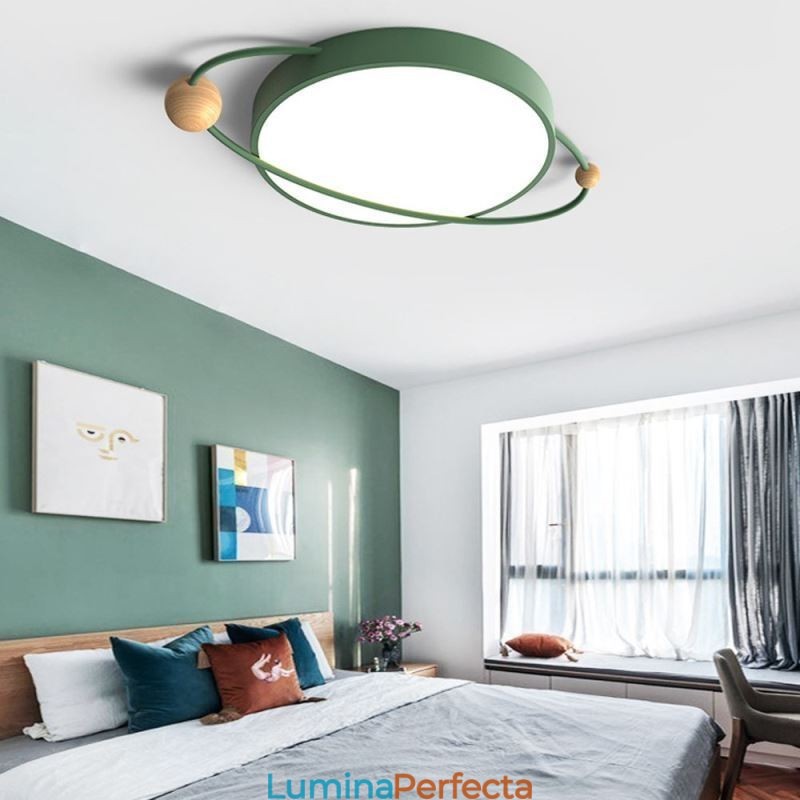 Plafoniera rotundă modernă Planet Flush Mount