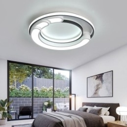 Plafon circular acrilic cu montare încasată