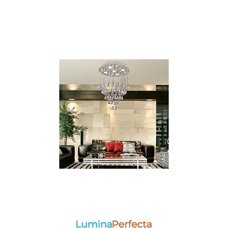 Candelabru de cristal cu design cu 5 lumini (cristal K9)